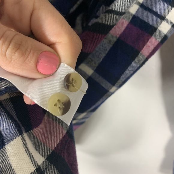 Jachs Girlfriend Plaid Multicolor Button Plus Size XXL Women’s - Picture 5 of 14